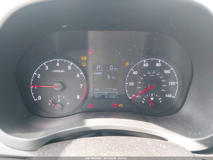 2019 Hyundai Accent Se VIN: 3KPC24A38KE073604 Lot: 44862635