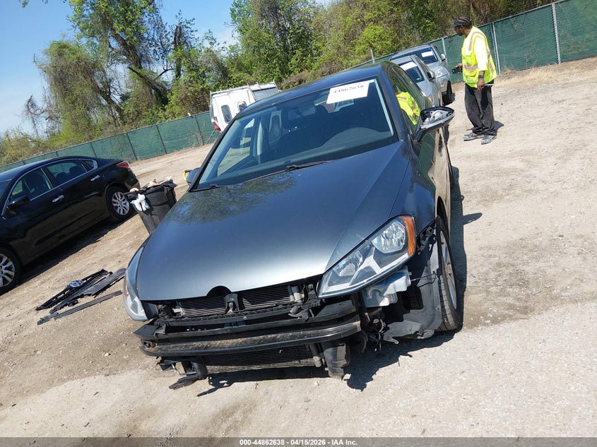 2016 Volkswagen Golf Tsi S 4-Door VIN: 3VW217AU8GM053467 Lot: 44862638
