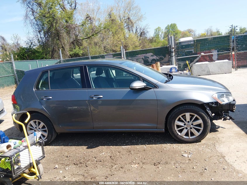 2016 Volkswagen Golf Tsi S 4-Door VIN: 3VW217AU8GM053467 Lot: 44862638