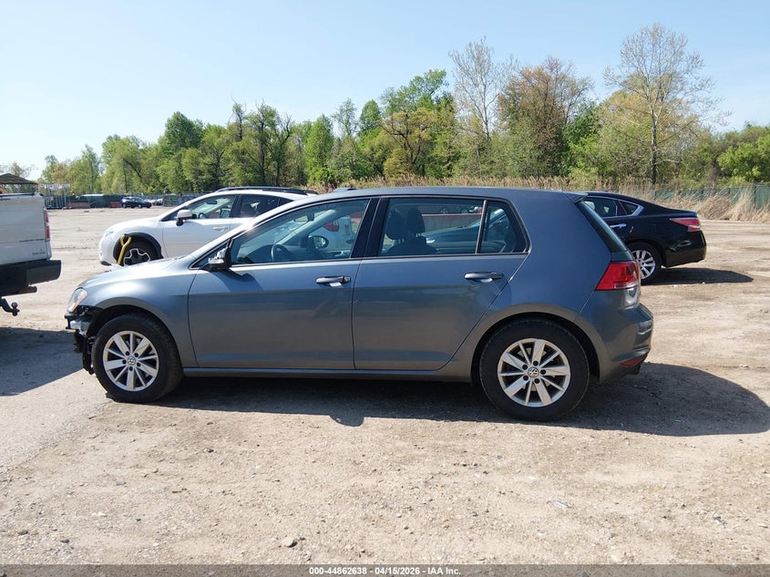 2016 Volkswagen Golf Tsi S 4-Door VIN: 3VW217AU8GM053467 Lot: 44862638