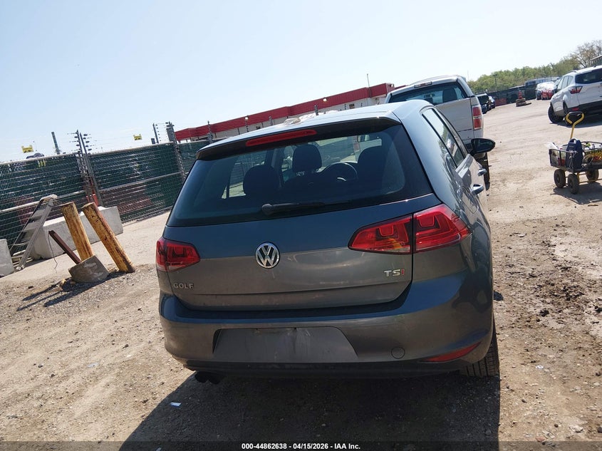 2016 Volkswagen Golf Tsi S 4-Door VIN: 3VW217AU8GM053467 Lot: 44862638