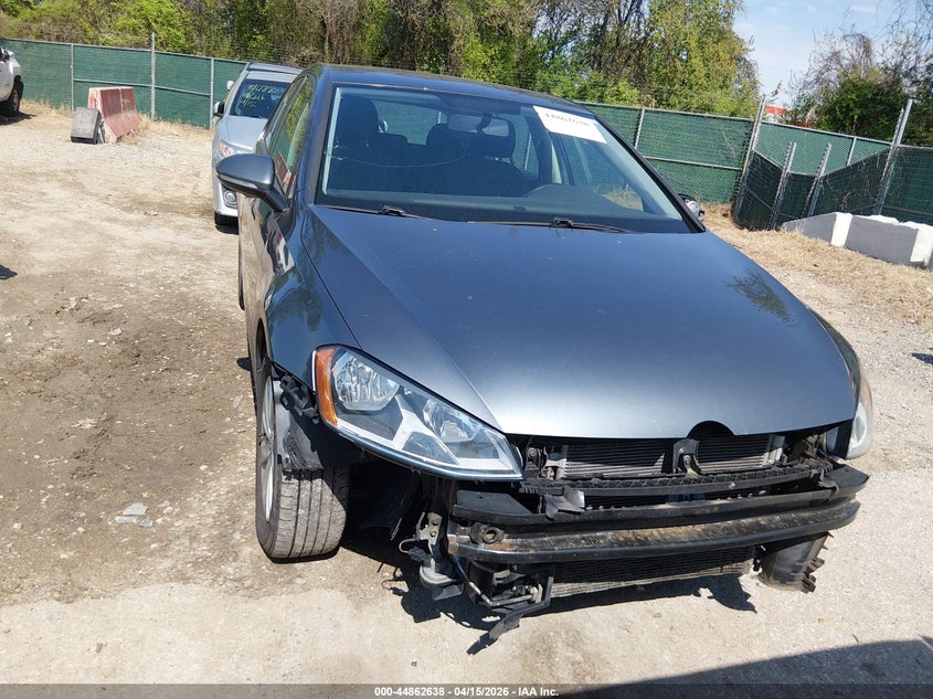 2016 Volkswagen Golf Tsi S 4-Door VIN: 3VW217AU8GM053467 Lot: 44862638