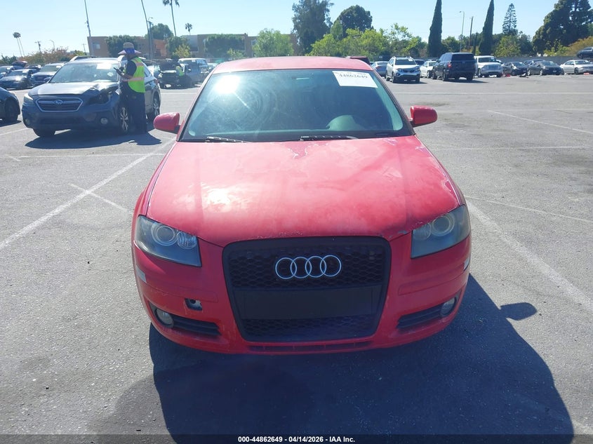 2006 Audi A3 2.0T VIN: WAUMF78P96A037297 Lot: 44862649