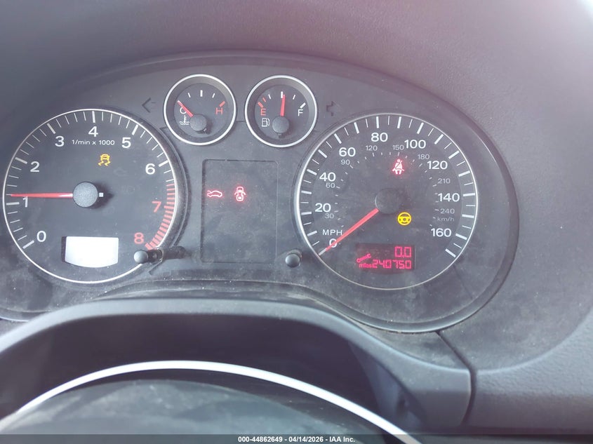 2006 Audi A3 2.0T VIN: WAUMF78P96A037297 Lot: 44862649