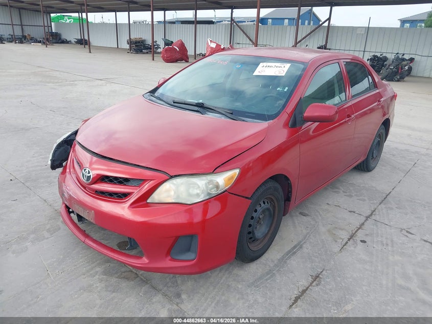 2013 Toyota Corolla 1.8 Red Lot 111044862663 Vin 5YFBU4EE5DP197848