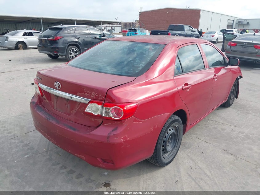 2013 Toyota Corolla 1.8 Red Lot 111044862663 Vin 5YFBU4EE5DP197848