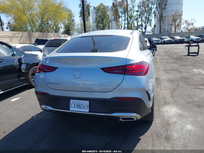 2025 Mercedes-Benz Gle 450 Coupe 4Matic VIN: 4JGFD5KB5SB356814 Lot: 44862675