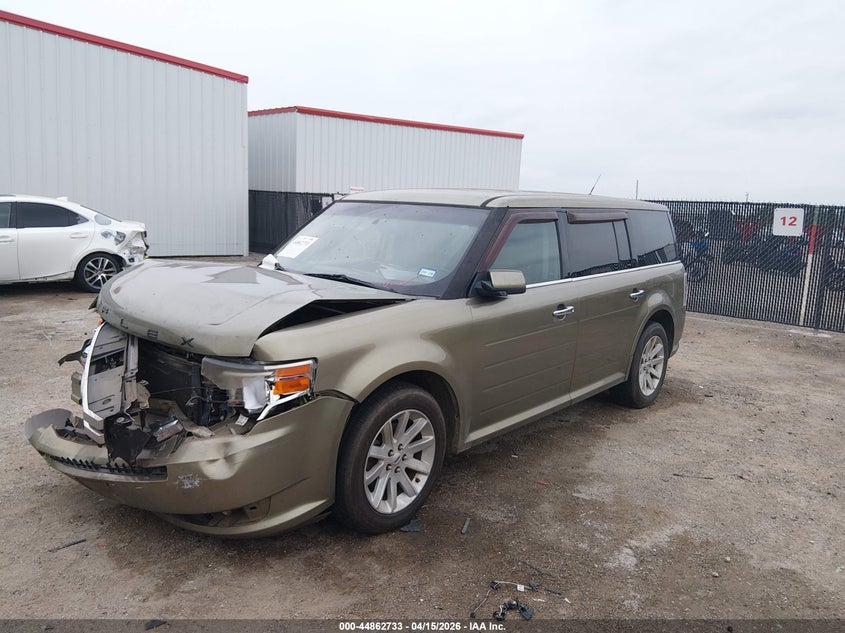 2FMGK5CC3CBD03266 2012 Ford Flex 3.5 Sel green