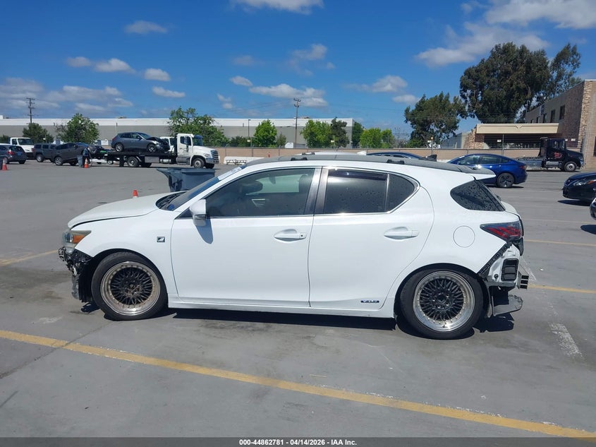 2015 Lexus Ct 200H VIN: JTHKD5BH4F2250432 Lot: 44862781