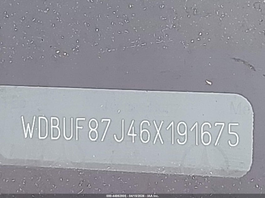 2006 Mercedes-Benz E 350 4Matic VIN: WDBUF87J46X191675 Lot: 44862805