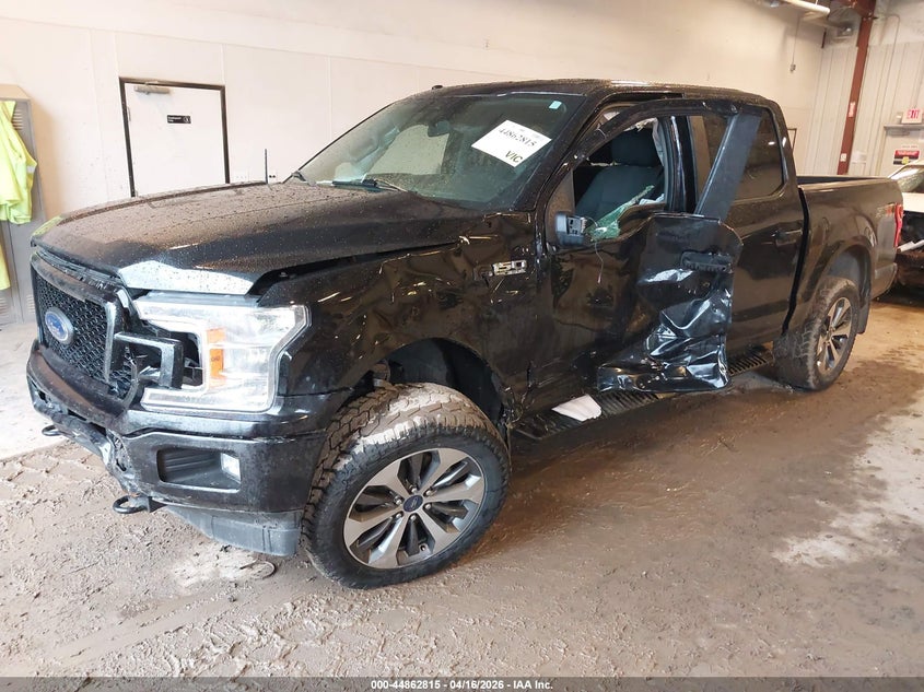 2019 Ford F-150 2.7 Xl black Lot 111044862815 Vin 1FTEW1EP5KFB95545