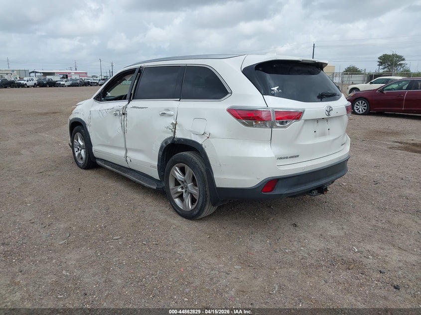 2016 Toyota Highlander 3.5 Limited V6 White Lot 111044862829 Vin 5TDYKRFH7GS142576