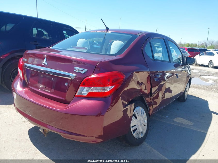 2017 MITSUBISHI MIRAGE G4 auction photo 4