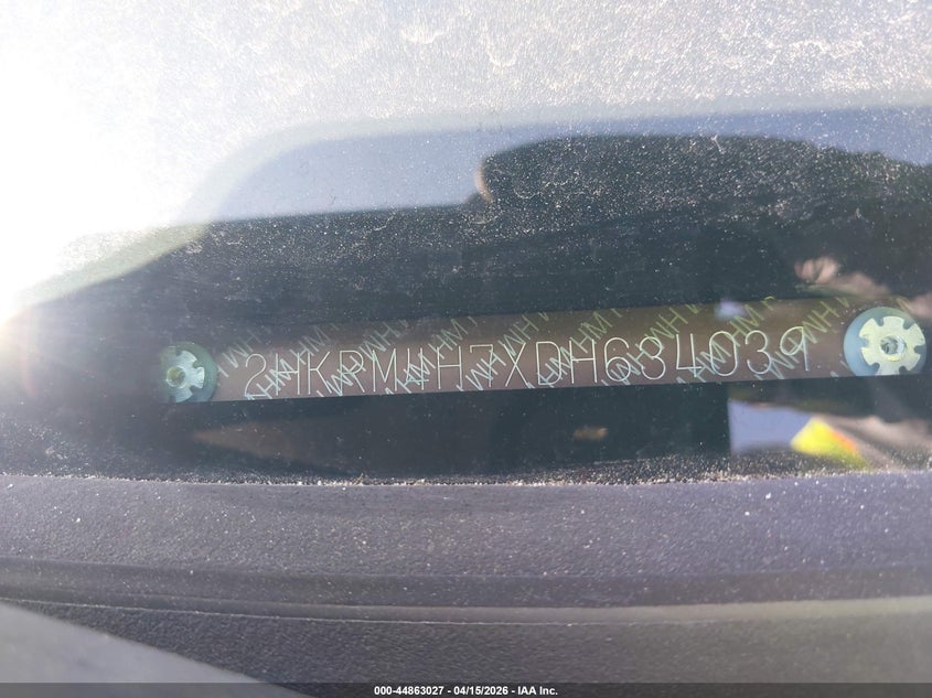 2013 Honda Cr-V Ex-L VIN: 2HKRM4H7XDH634039 Lot: 44863027