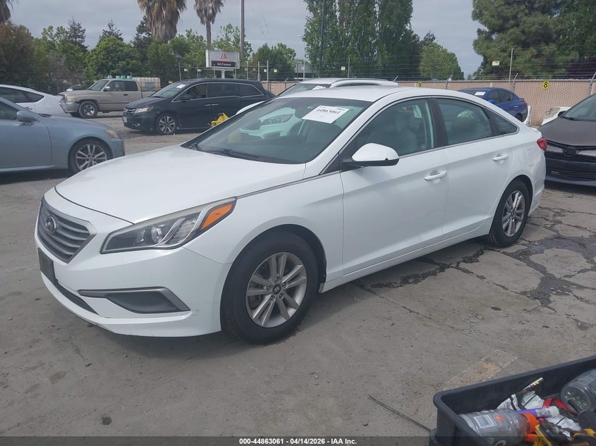 2016 Hyundai Sonata Se 5NPE24AF9GH376994 photo 1