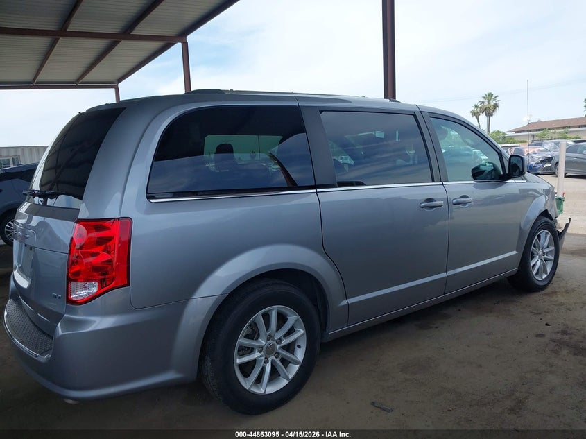 2019 Dodge Caravan 3.6 Grand Sxt silver Lot 111044863095 Vin 2C4RDGCG1KR771007