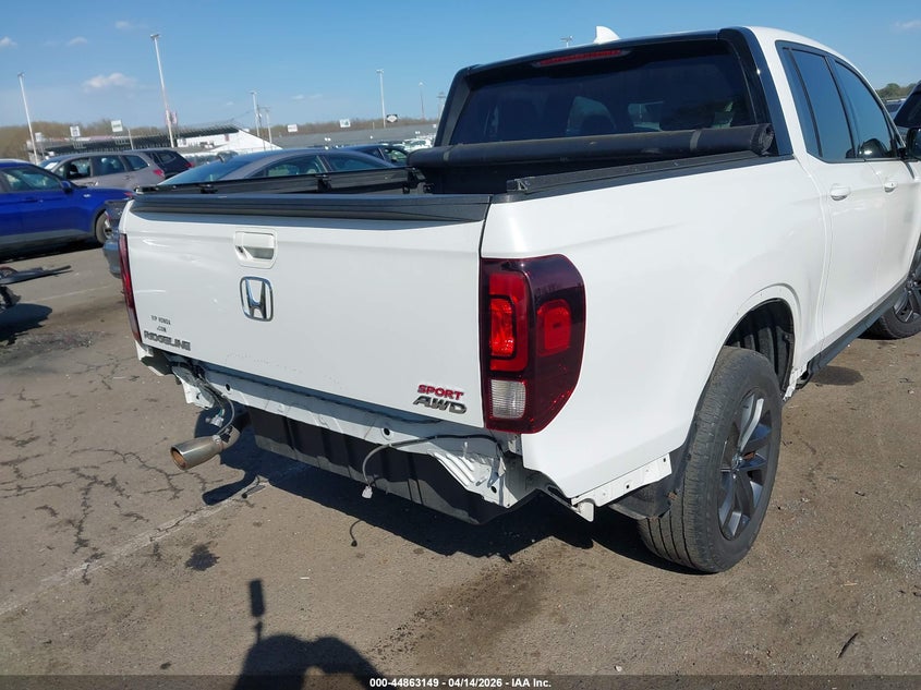 2022 Honda Ridgeline Sport VIN: 5FPYK3F16NB013396 Lot: 44863149