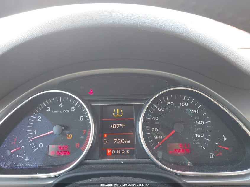 2007 Audi Q7 3.6 Premium VIN: WA1BY74L47D065333 Lot: 44863256