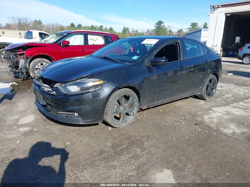 2015 Dodge Dart 2.4 Sxt black Lot 111044863278 Vin 1C3CDFBB0FD126576