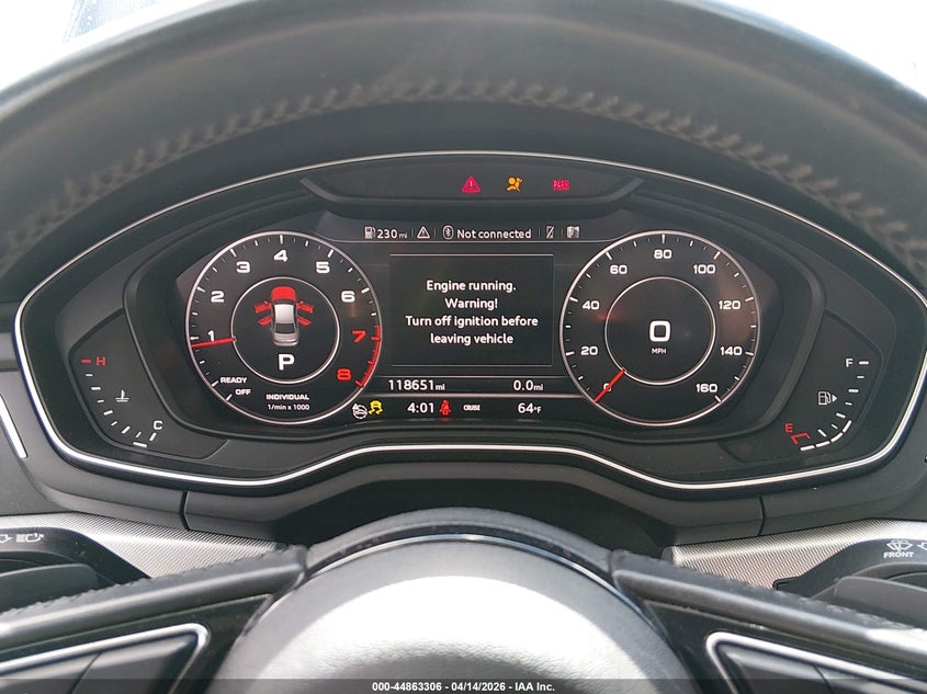 2017 Audi A4 2.0T Premium VIN: WAUENAF41HN018705 Lot: 44863306