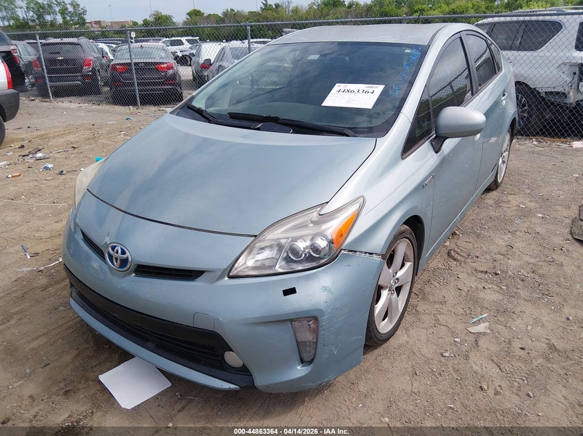 2014 Toyota Prius Five VIN: JTDKN3DU1E1829573 Lot: 44863364
