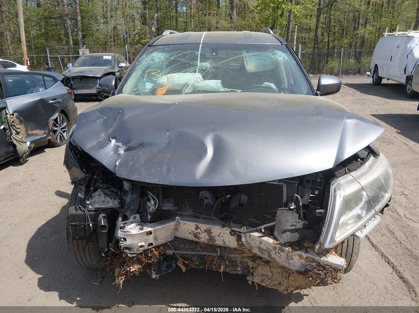2015 Nissan Pathfinder Sv grey Lot 111044863377 Vin 5N1AR2MM4FC716230