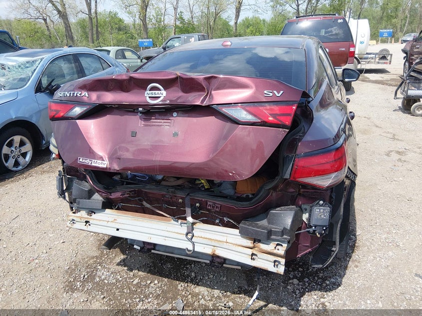 2021 Nissan Sentra Sv Xtronic Cvt VIN: 3N1AB8CVXMY326553 Lot: 44863415
