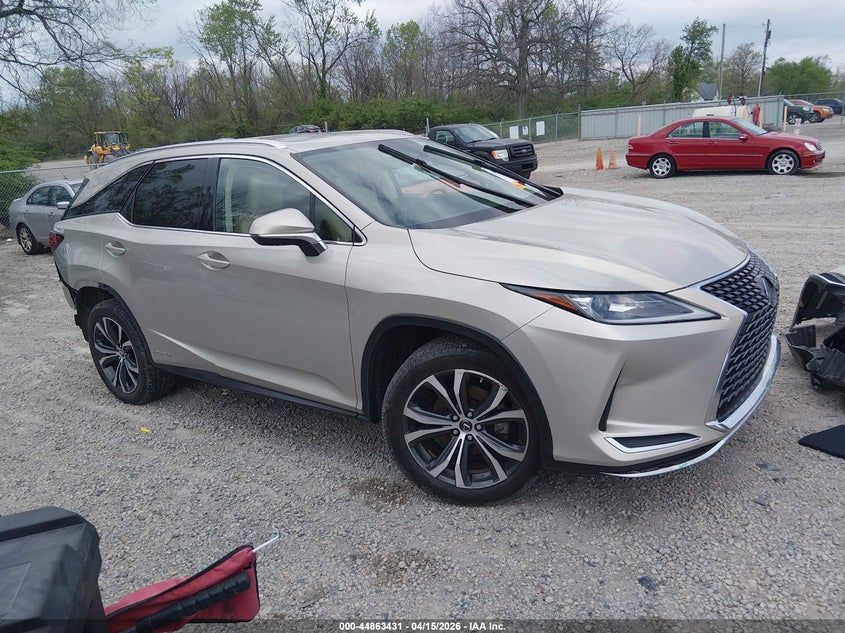 2021 Lexus Rx 3.5 Rx 450Hl white Lot 111044863431 Vin JTJHGKFA1M2017228