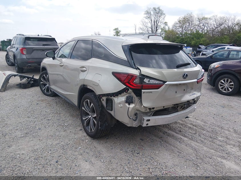 2021 Lexus Rx 3.5 Rx 450Hl white Lot 111044863431 Vin JTJHGKFA1M2017228