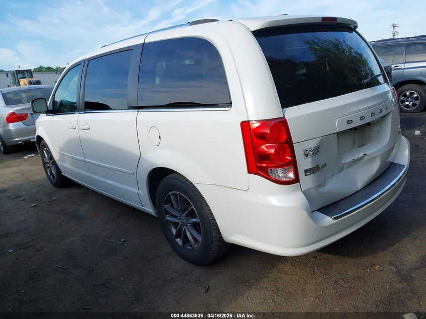Vin: 2c4rdgcg4hr864645, lot: 45360850, dodge grand caravan sxt 20173