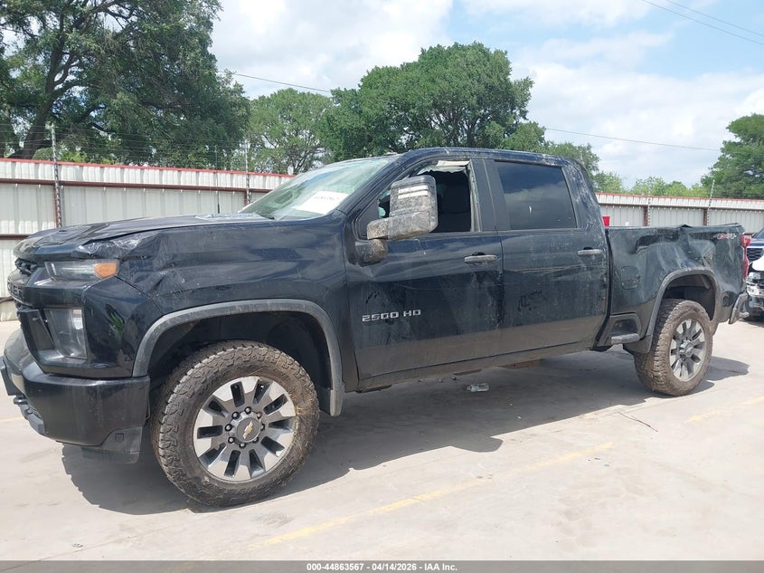 2021 Chevrolet Silverado 2500Hd 4Wd Standard Bed Custom VIN: 1GC4YMEY2MF291684 Lot: 44863567