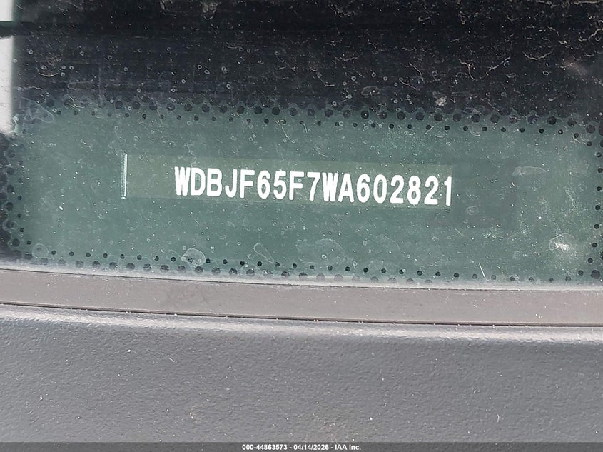 1998 Mercedes-Benz E 320 VIN: WDBJF65F7WA602821 Lot: 44863573