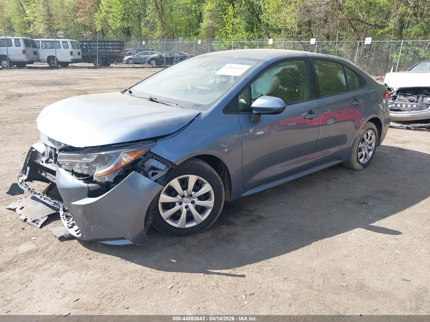 2022 Toyota Corolla Le JTDEPMAE3N3001748 photo 1