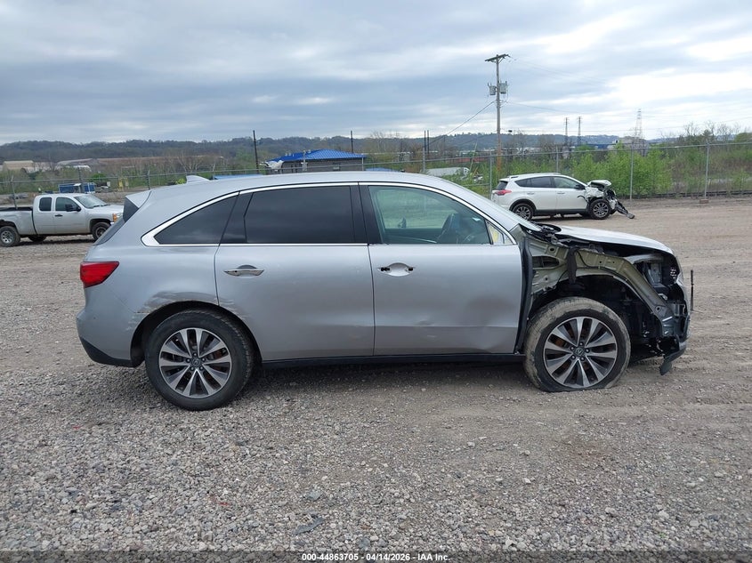 2016 Acura Mdx Technology Acurawatch Plus Packages/Technology Package VIN: 5FRYD4H45GB048786 Lot: 44863705