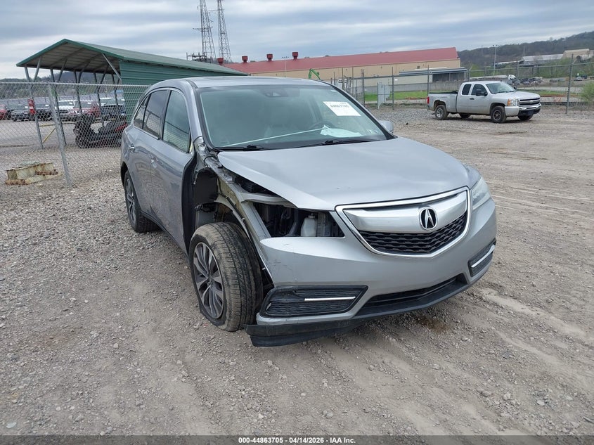 2016 Acura Mdx Technology Acurawatch Plus Packages/Technology Package