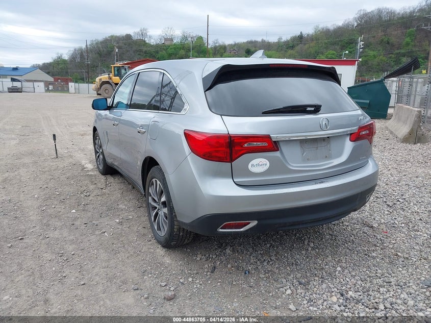 2016 Acura Mdx Technology Acurawatch Plus Packages/Technology Package