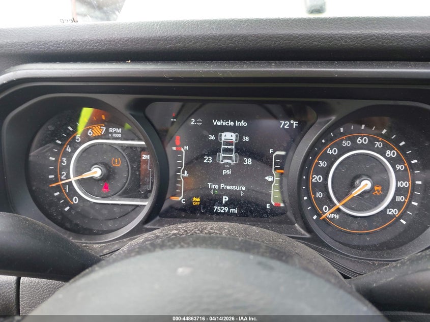 2025 JEEP WRANGLER VIN: 1C4PJXDG0SW643203