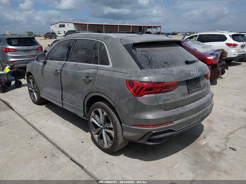 2020 Audi Q3 2.0 Prestige 45 Tfsi S Line Quattro Tiptronic grey Lot 111044863761 Vin WA1FECF3XL1015340