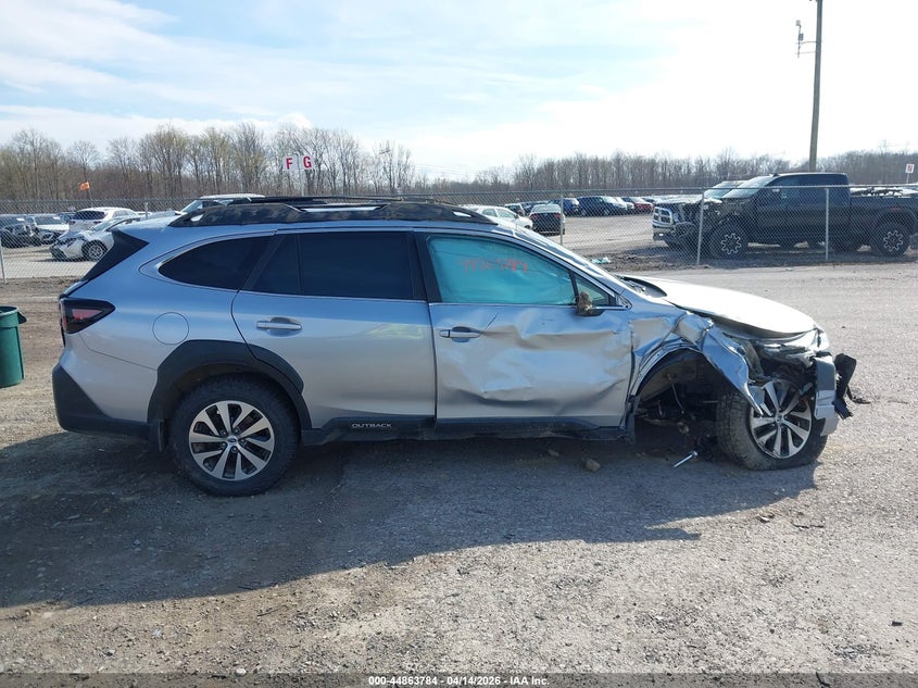 2025 Subaru Outback 2.5 Premium silver Lot 111044863784 Vin 4S4BTAFC8S3130693