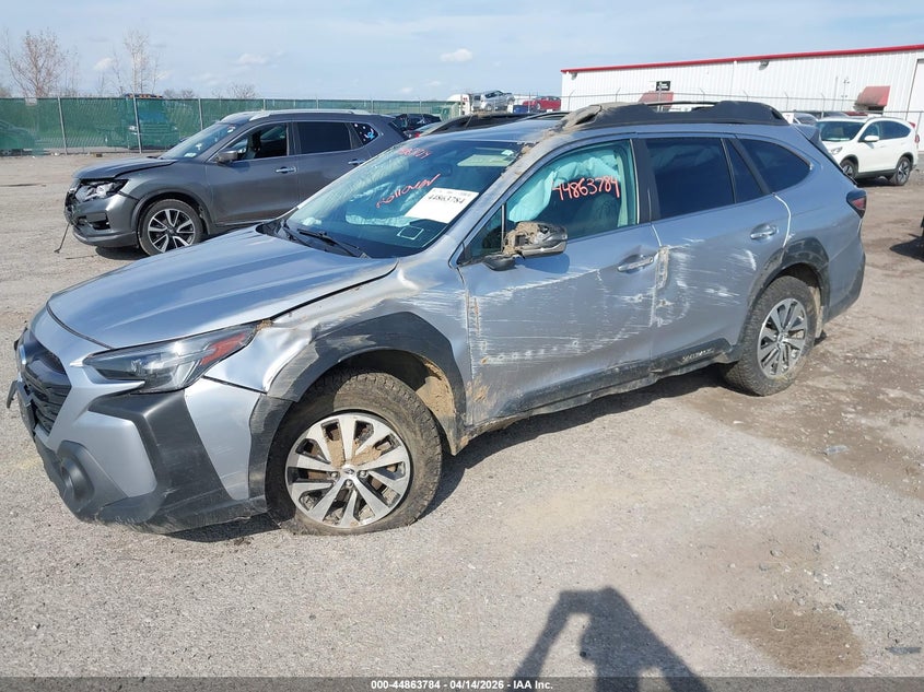 2025 Subaru Outback 2.5 Premium silver Lot 111044863784 Vin 4S4BTAFC8S3130693