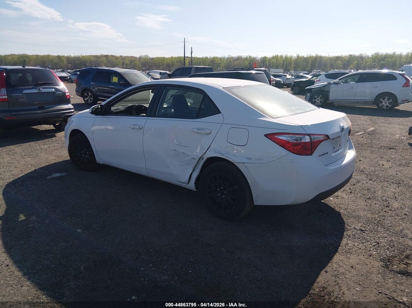 2016 Toyota Corolla 1.8 Le white Lot 111044863795 Vin 2T1BURHEXGC708306