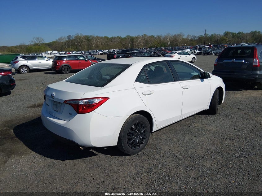 2016 Toyota Corolla 1.8 Le white Lot 111044863795 Vin 2T1BURHEXGC708306