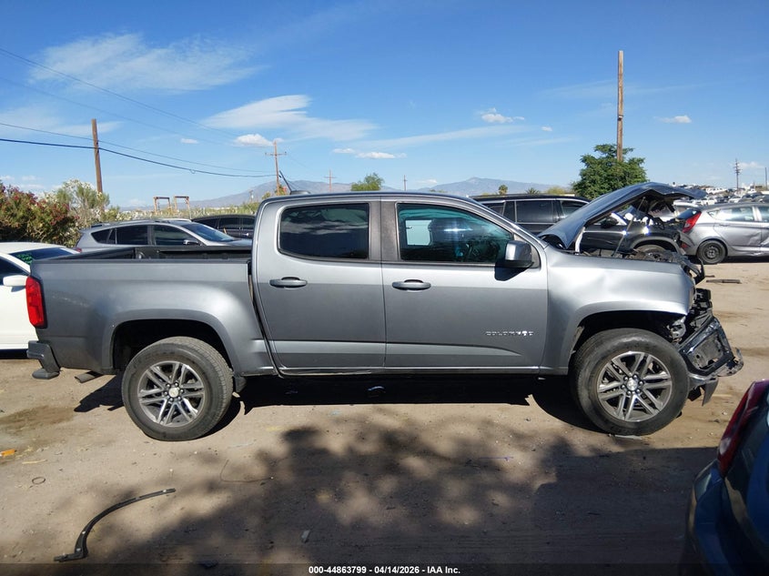 2021 Chevrolet Colorado 2Wd Short Box Wt VIN: 1GCGSBEN8M1264480 Lot: 44863799