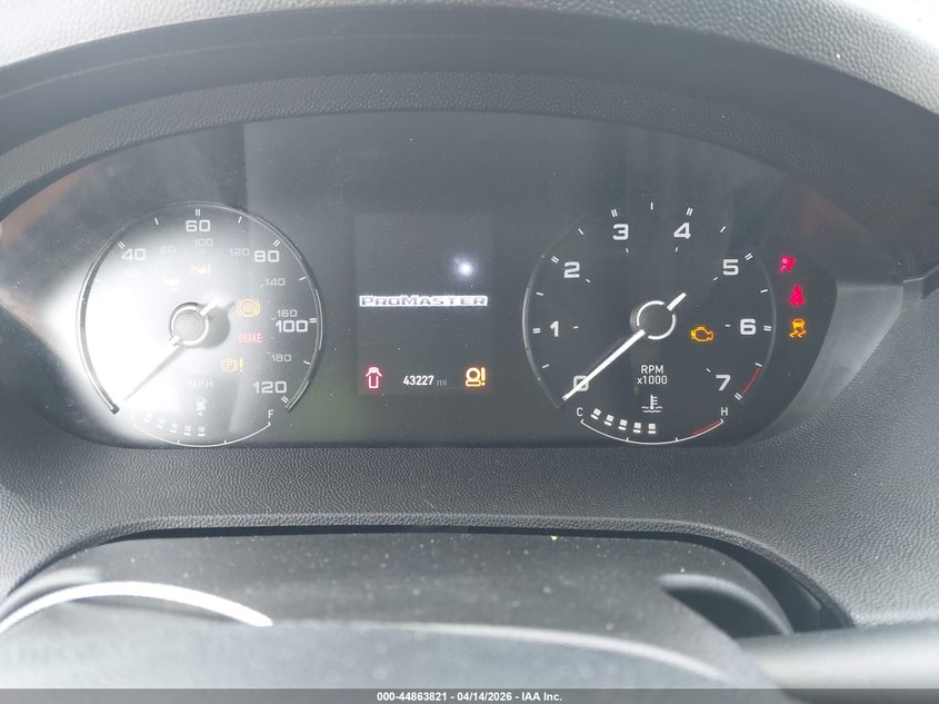 2025 Ram Promaster 2500 Tradesman High Roof 159 Wb W/Pass Seat VIN: 3C6LRVDG7SE513836 Lot: 44863821