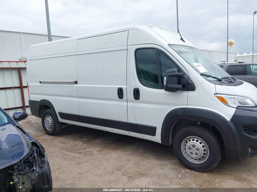 2025 Ram Promaster 2500 Tradesman High Roof 159 Wb W/Pass Seat VIN: 3C6LRVDG7SE513836 Lot: 44863821