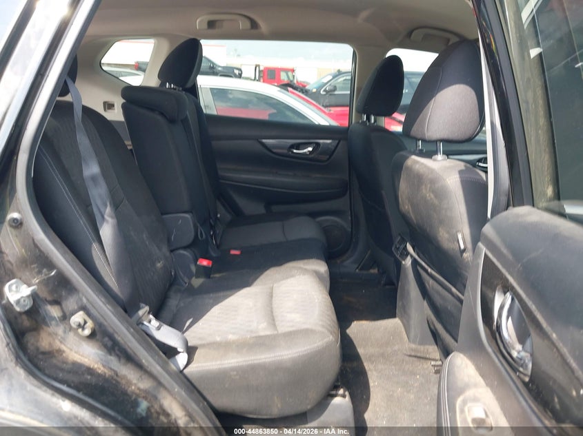 2017 Nissan Rogue 2.5 Sv black Lot 111044863850 Vin KNMAT2MT5HP536005