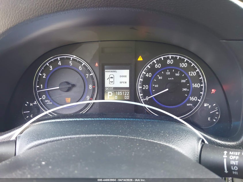 2012 Infiniti G37X VIN: JN1CV6AR7CM682194 Lot: 44863904