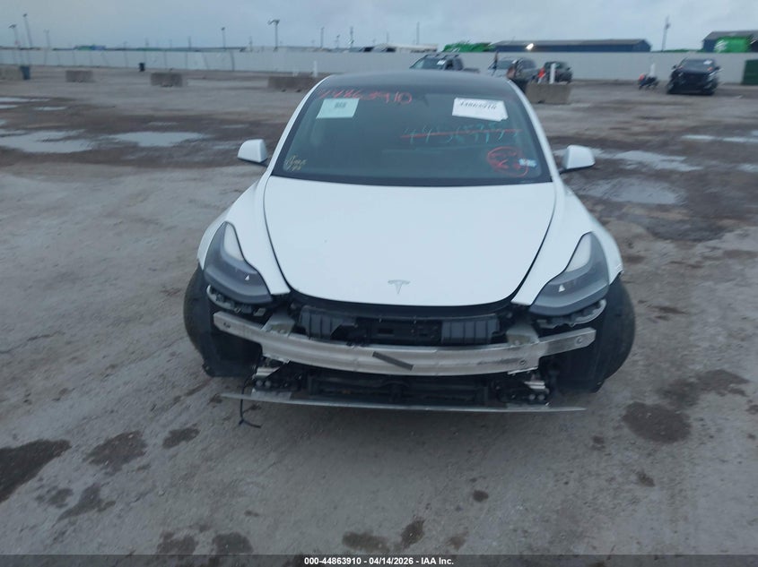 2021 Tesla Model 3 Long Range Dual Motor All-Wheel Drive white Lot 111044863910 Vin 5YJ3E1EB0MF056591