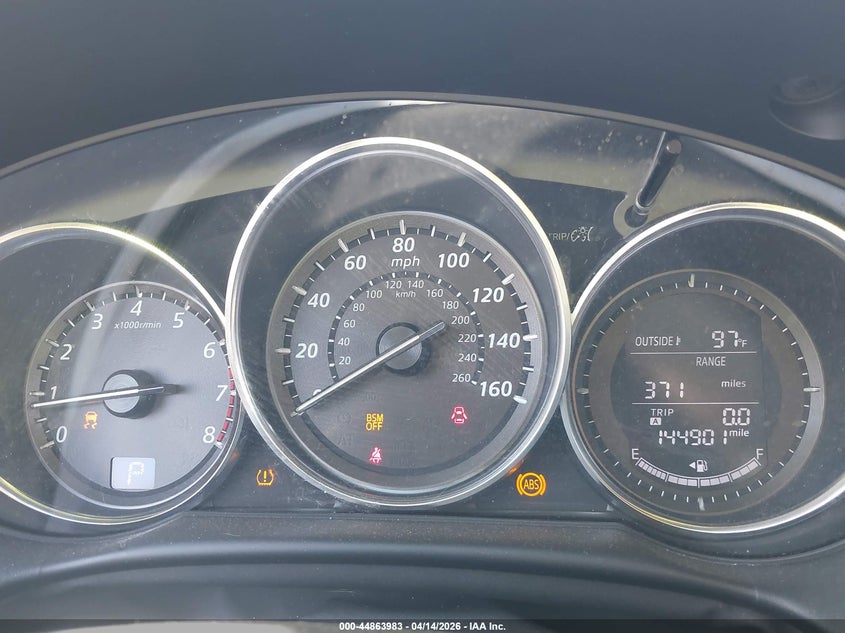 2013 Mazda Cx-5 Touring VIN: JM3KE2CE3D0121521 Lot: 44863983