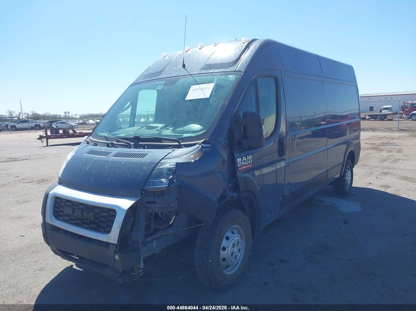 Vin: 3c6trvdg0ke520692, lot: 45361355, ram promaster 2500 high roof 159 wb 20192